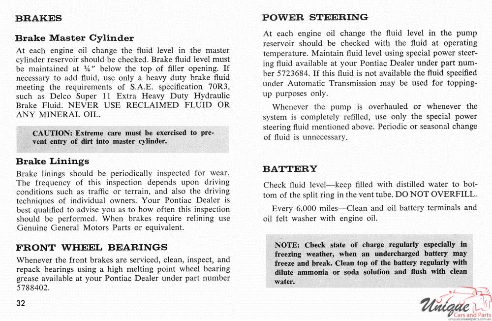 1966 Pontiac Canadian Owners Manual Page 57